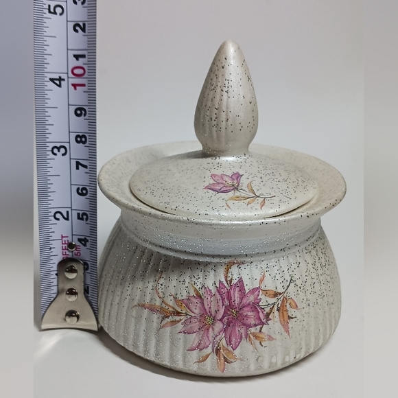 Vintage Berger Ceramic Trinket Bowl with Lid - Picture 8 of 8